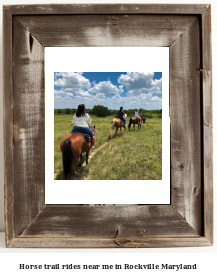 horse trail rides near me in Rockville, Maryland